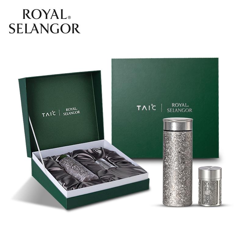 皇家雪兰莪进口手工锡制茶叶罐联名TAIC旅行