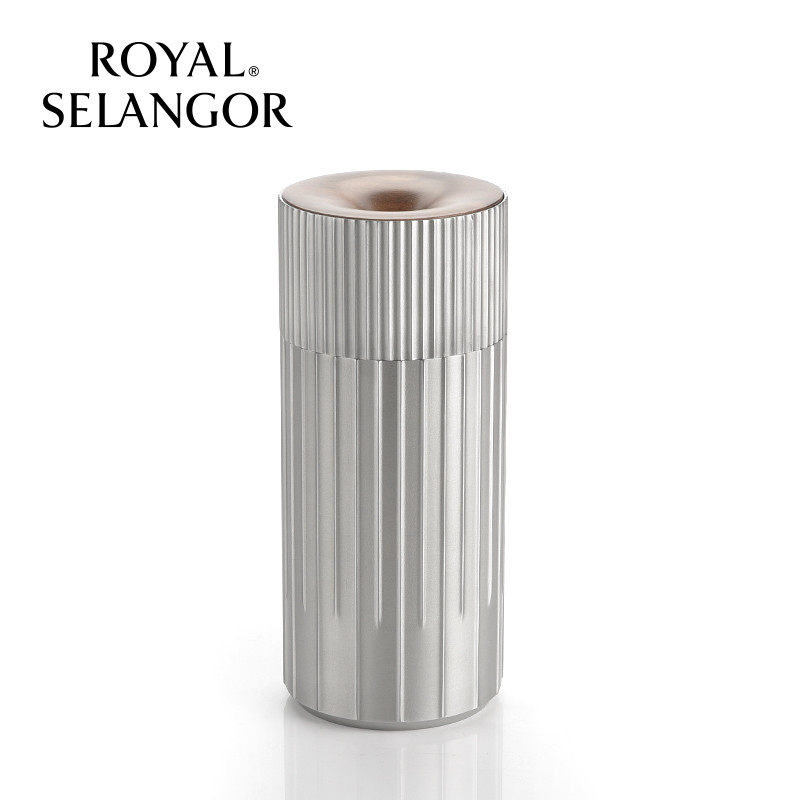 皇家雪兰莪ROYAL SELANGOR胡桃木大茶罐马来西亚进口锡制品茶具
