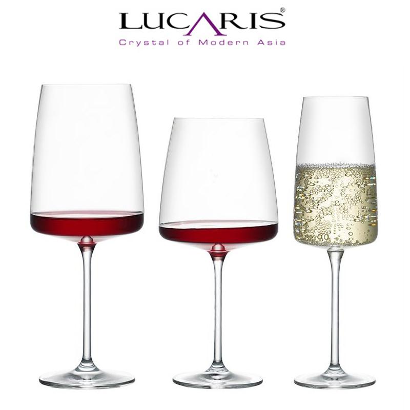 Lucaris进口无铅水晶玻璃红酒杯波尔多红酒杯高脚杯葡萄酒香槟杯