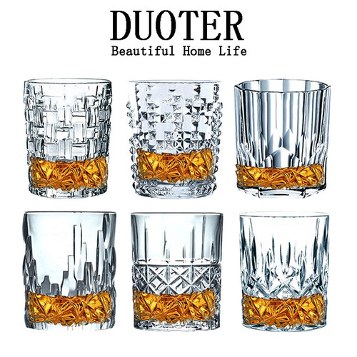 德国工艺水晶玻璃家用水杯茶杯果汁杯威士忌杯洋酒杯啤酒杯牛奶杯