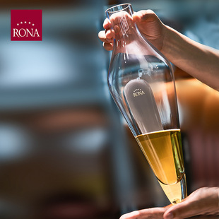 RONA双耳陶罐AMPHORA葡萄酒手工吹制醒酒器快速冰酒侍酒师分酒器