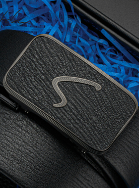 沙驰皮带男2026新款真皮商务大气青年裤带休闲不锈钢内穿正品腰带