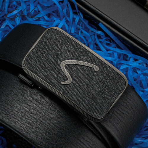 沙驰皮带男2026新款真皮商务大气青年裤带休闲不锈钢内穿正品腰带