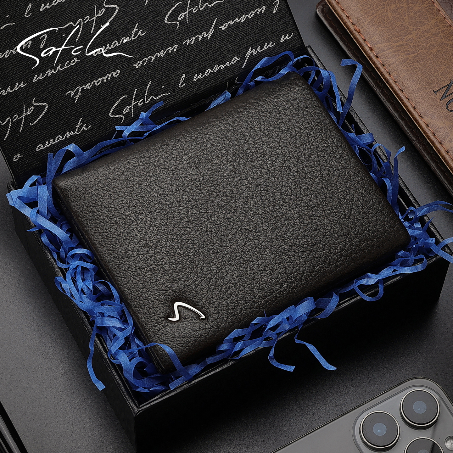 沙驰新款男士钱包真皮青年商务休闲竖款皮夹正品鹿皮多卡位票夹,箱包皮具/热销女包/男包,钱包,淘宝优惠券,粉丝福利购,淘宝优惠卷