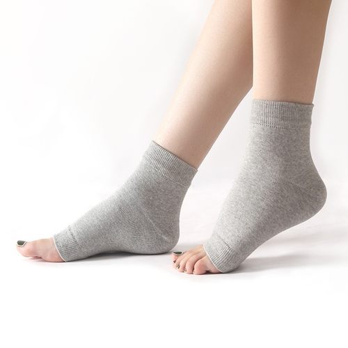 纯棉护脚薄款男女夏季袜套保暖