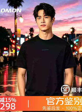 SALOMON萨洛蒙PLT BSC SS户外徒步登山运动休闲短袖男女款C30903