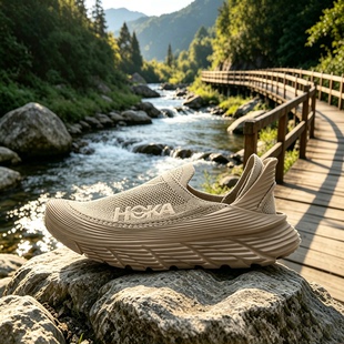 HOKA ONE ONE正品Restore TC织物减震耐磨透气休闲跑步鞋男女同款