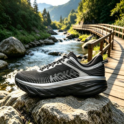 HOKA ONE ONE正品Bondi7邦代7透气减震低帮登山徒步鞋男款1110518