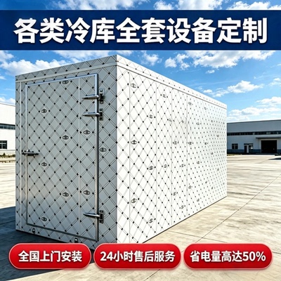 全套设备安装移动冷藏冷冻冷库