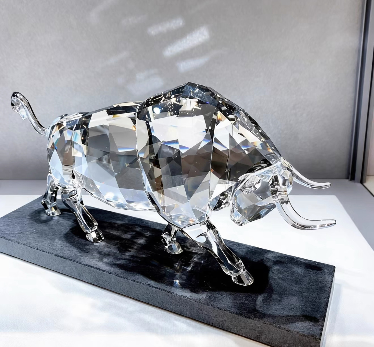 sola12年老店 水晶公牛摆件 全新正品