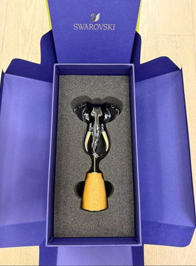 香港全新正品水晶大象摆件非洲优雅象 5608547