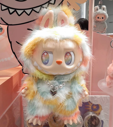 泡泡玛特LABUBU拉布布2025前方高能搪胶毛绒公仔正品