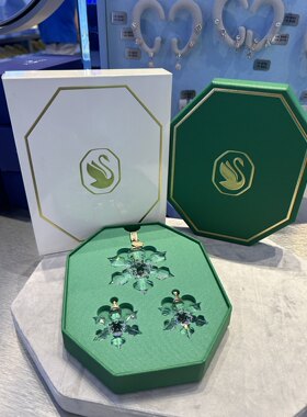 施华洛世奇车挂件水晶雪花挂件汽车挂饰透明5634889圣诞挂饰