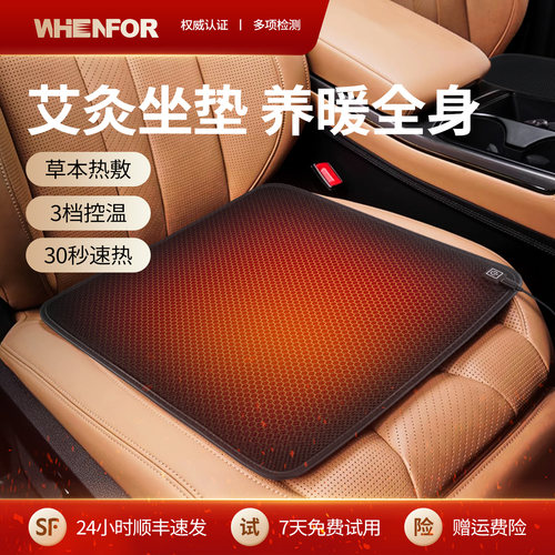 文丰艾绒加热车用小方垫