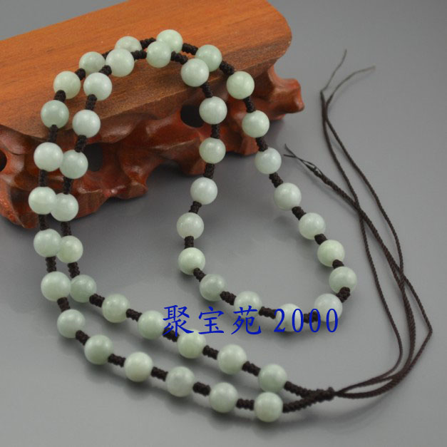 天然翡翠项链挂绳带证书玉坠