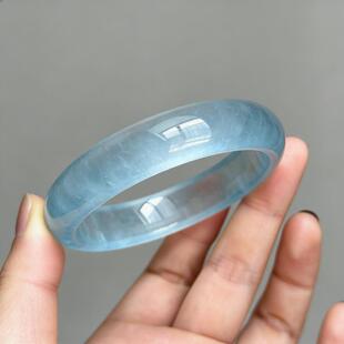 “清泉凝玉”缅甸玉手镯子翡翠珠宝女款贵妃送妈妈真玉正品处理