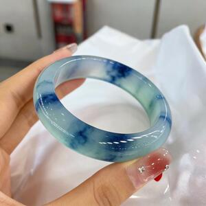 “腕间琢玉”缅甸冰种翡翠手镯玉镯子步离镯女款帝王绿送礼处理