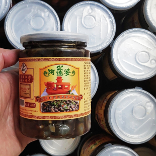 阿莲婆泥螺无沙个大即食脆凉菜400g海鲜蒜香腌制特产拍5罐可 包邮