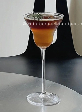 日式ins铃铛造型鸡尾酒杯