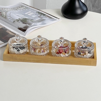 网红ins玻璃带盖酸奶碗