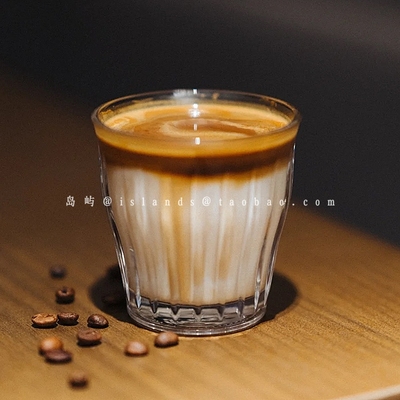 复古ins玻璃浓缩咖啡杯