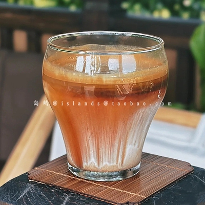 网红ins耐热玻璃美式咖啡杯