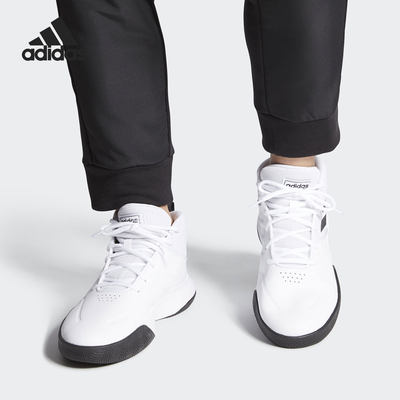 Adidas/阿迪达斯正品Cloudfoam男子中帮实战训练运动篮球鞋EH2587