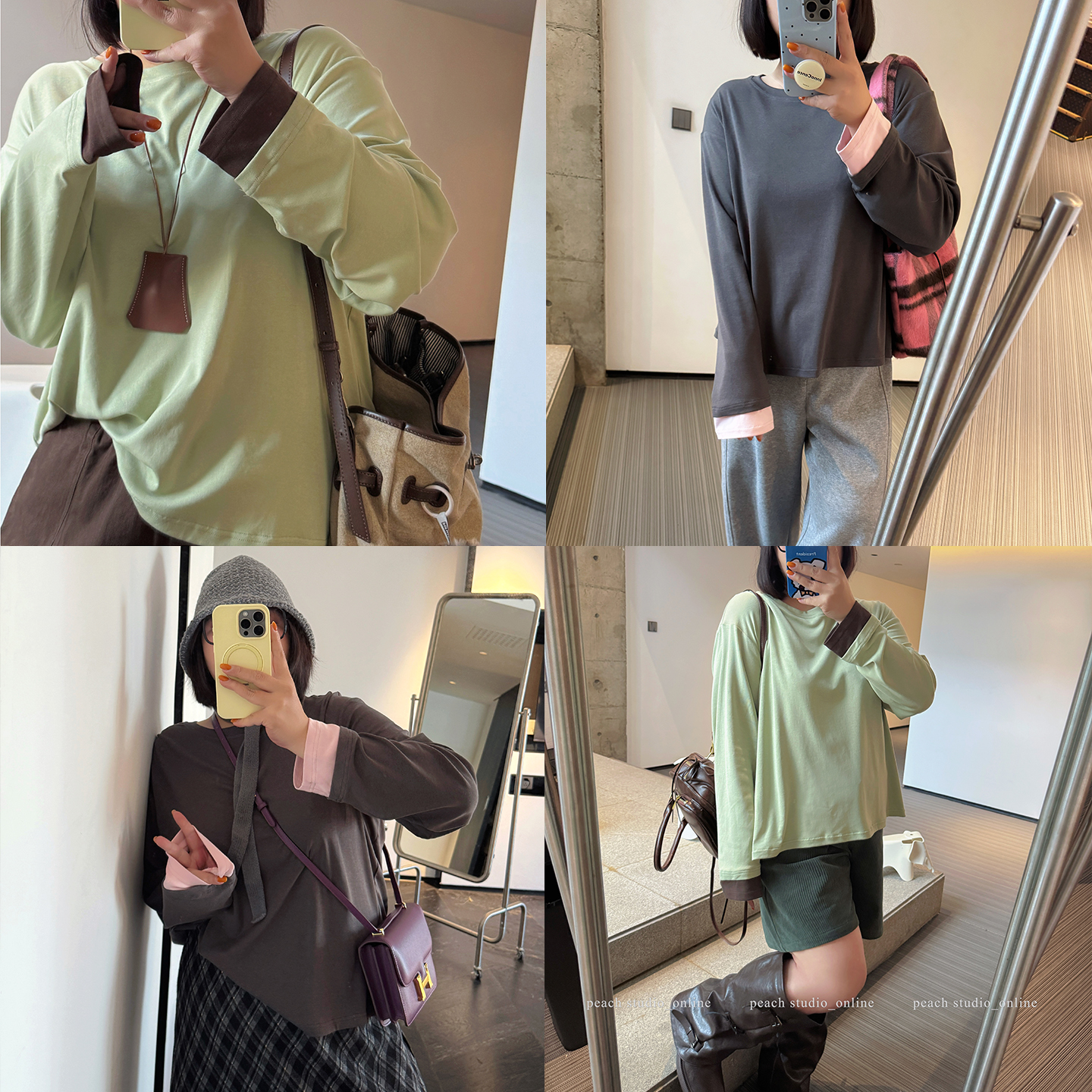 小珠桃子大码女装秋冬新款内搭