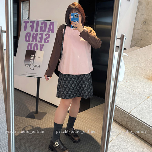 小珠桃子大码女装秋冬新款