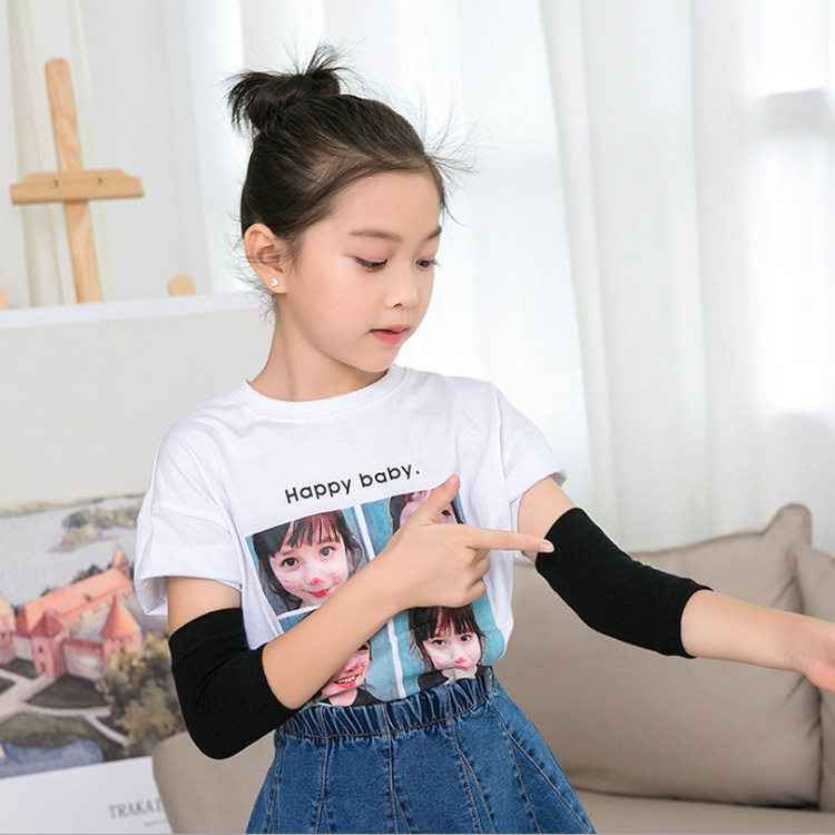 护肘护膝两用春夏薄款棉宝宝爬行运动大童舞蹈防护腕护胳膊腿袜套