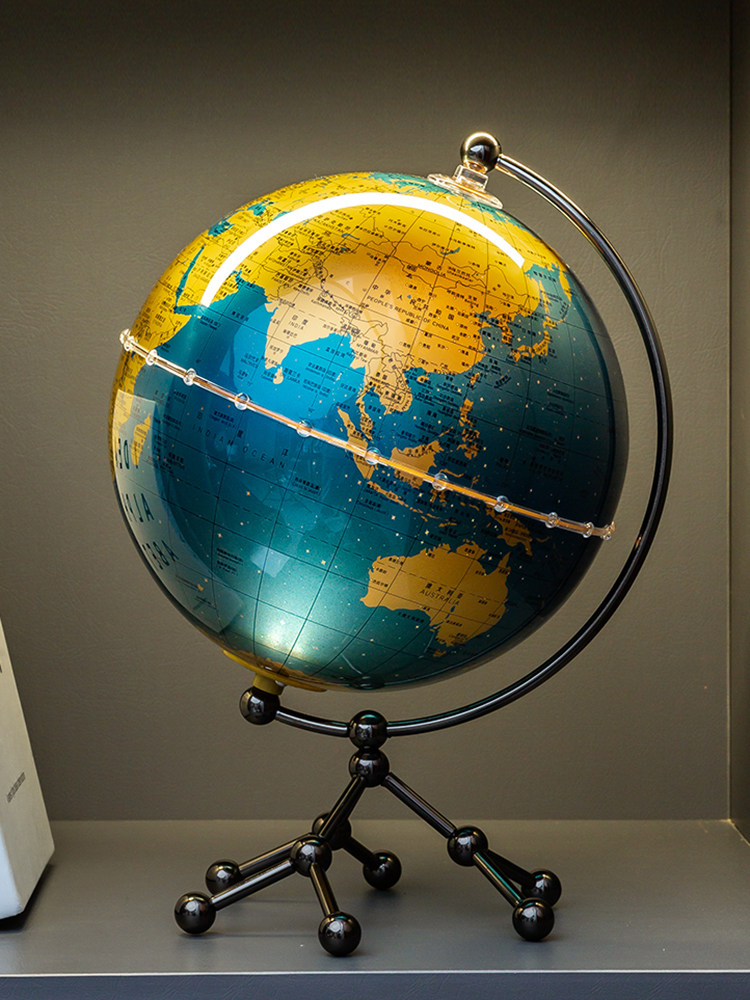 빛 가벼운 럭셔리 고급 거실 TV 캐비닛 사무실 크리스마스 선물로 업그레이드 된 항해 지구 장식품