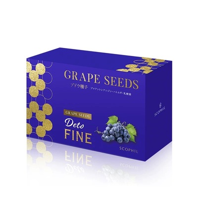 日本代购 Scophil葡萄籽原花青素片食用润白维生素提取物非胶囊