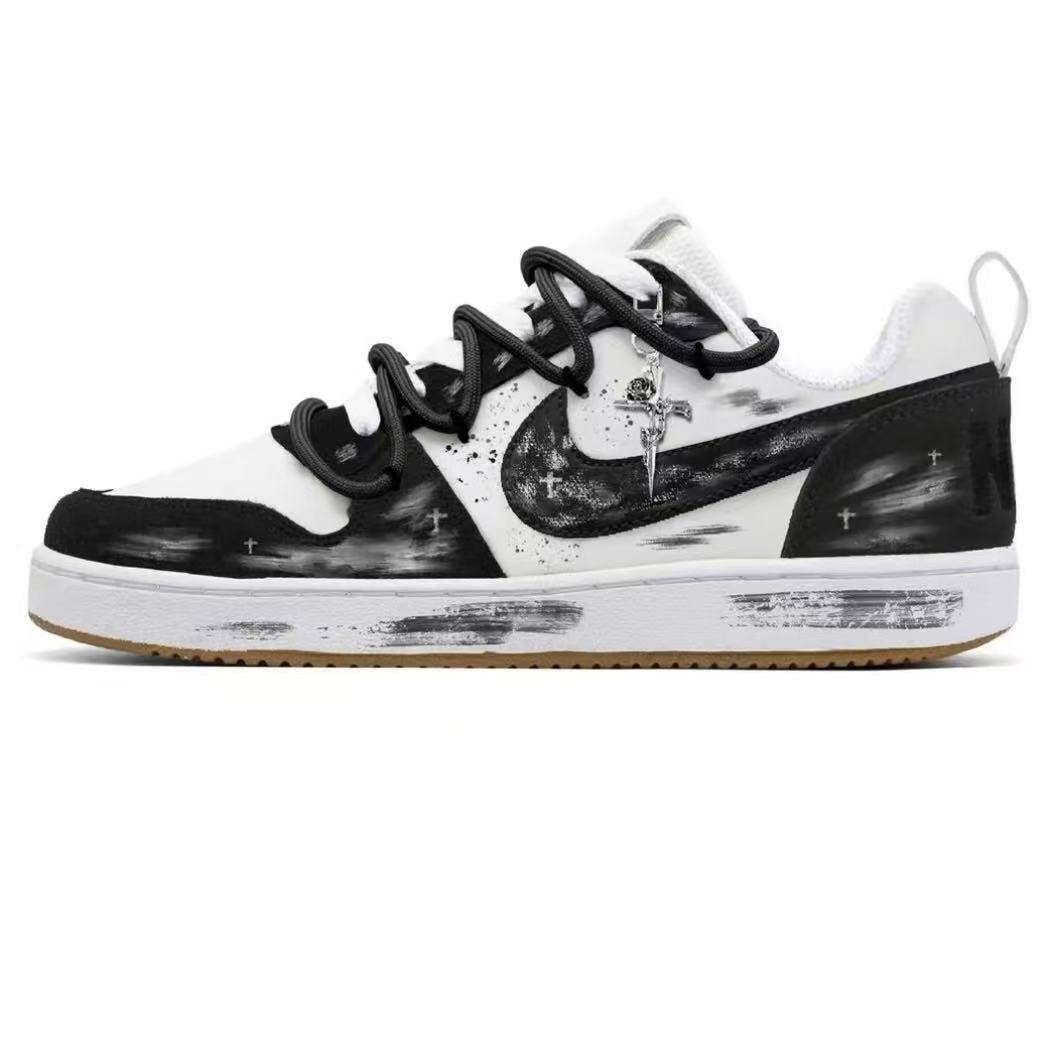 【定制球鞋】Nike Court Borough  潮流白搭 高级街头复古 工装风
