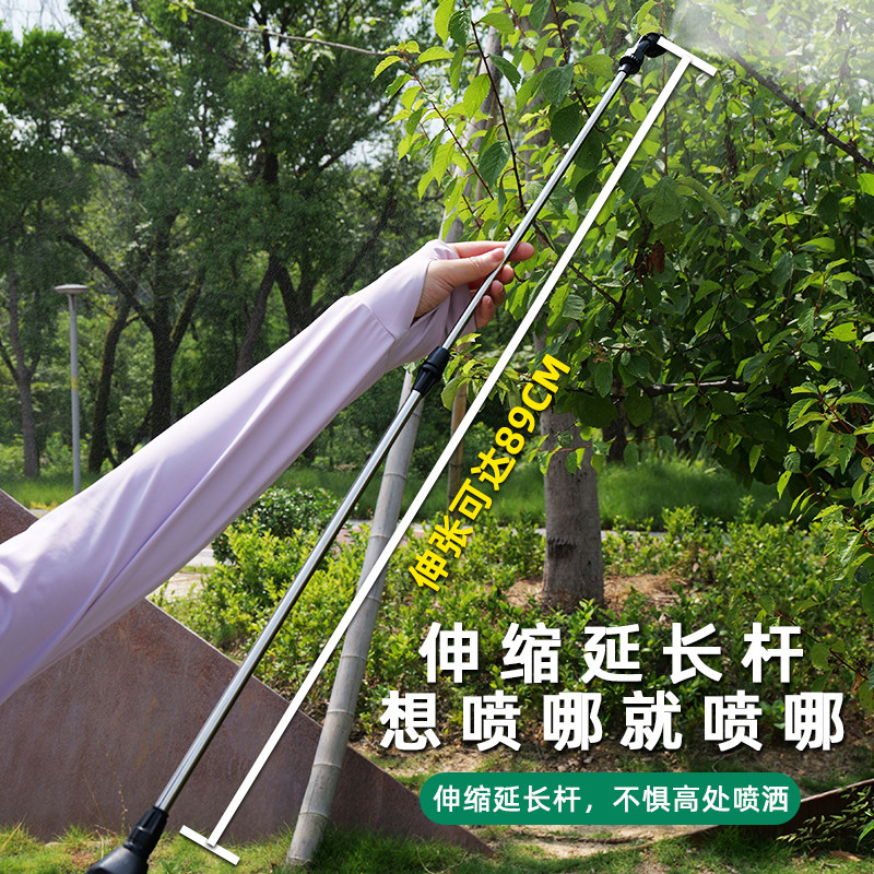 充电式电动喷壶家用洗车抽水园艺浇花洒水枪消毒打药喷雾器喷雾枪