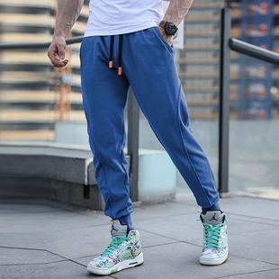 薄款 束脚休闲卫裤 健身长裤 运动裤 子潮 男收口训练跑步宽松大码 夏季