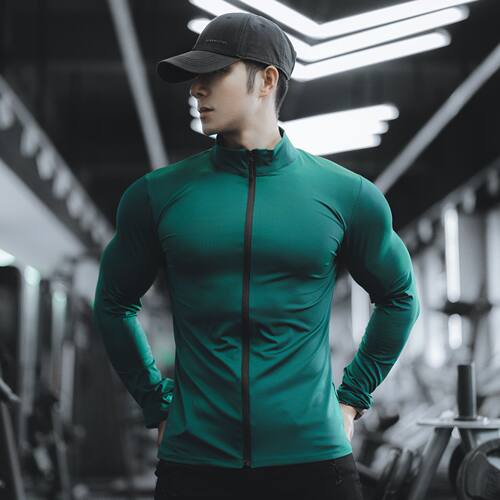 运动防晒衣男冰丝跑步健身外套夏