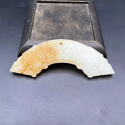 仿古双龙玉璜玉佩腰佩
