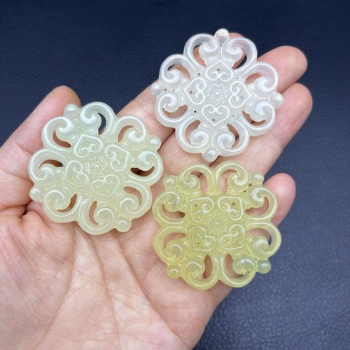 仿古镂空雕刻玉佩玉坠挂架