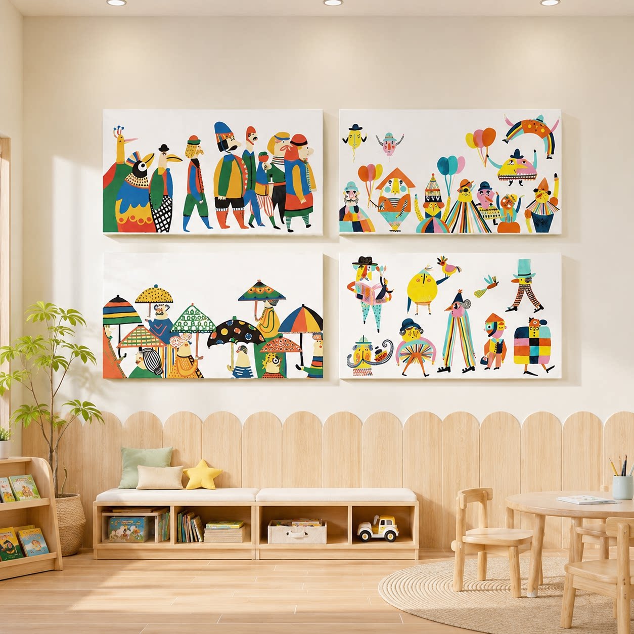 幼儿园墙面装饰环创主题半成品境布置材料文化走廊画室布置美术教
