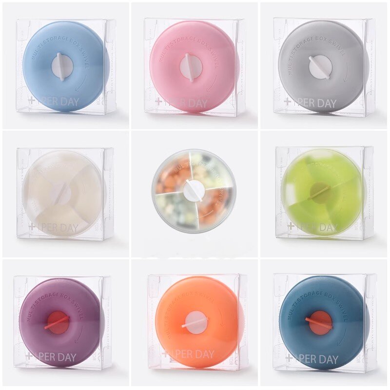 药丸盒便携日本小药盒维生素盒子