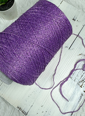 空心纱紫罗兰色定制紫色钩织玩偶花朵巾毛线