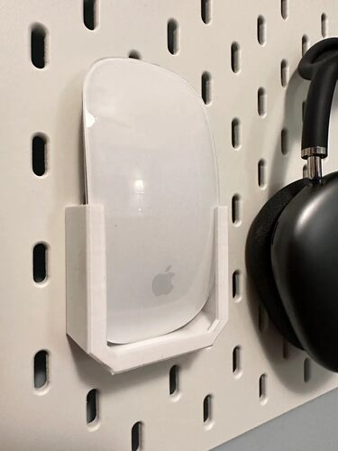 适用SKADIS 斯考迪斯 宜家洞洞板配件 苹果magic mouse 鼠标支架