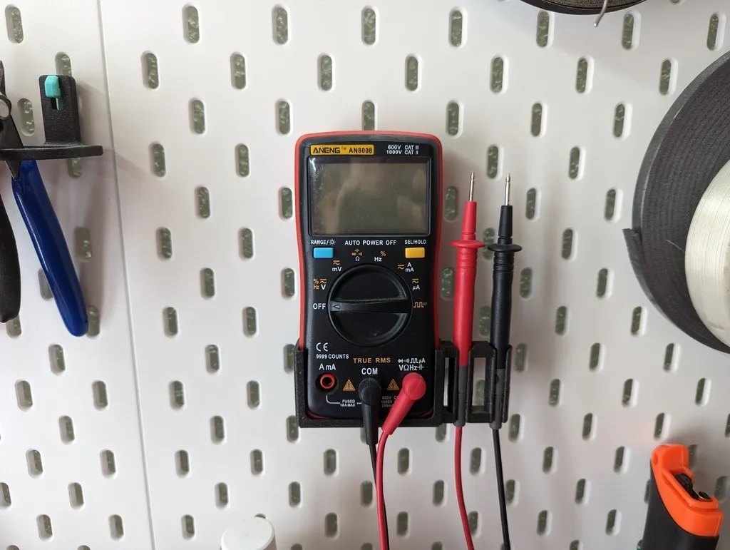 适用宜家SKADIS 斯考迪斯 宜家洞洞板配件 万用表支架