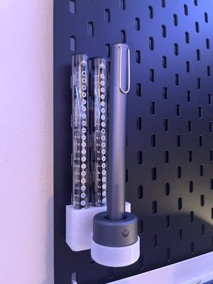 适用SKADIS 斯考迪斯 宜家洞洞板配件wowstick电动螺丝刀收纳支架