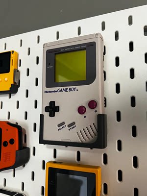 适用宜家SKADIS 斯考迪斯 宜家洞洞板配件 Gameboy 掌机DMG支架