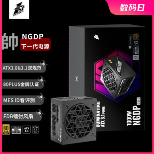 机箱电脑电源FDB电竞 首席玩家NGDP金牌1000W全模组ATX3.0&3.1台式