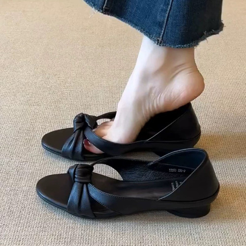 夏季软底不累脚妈妈罗马凉鞋