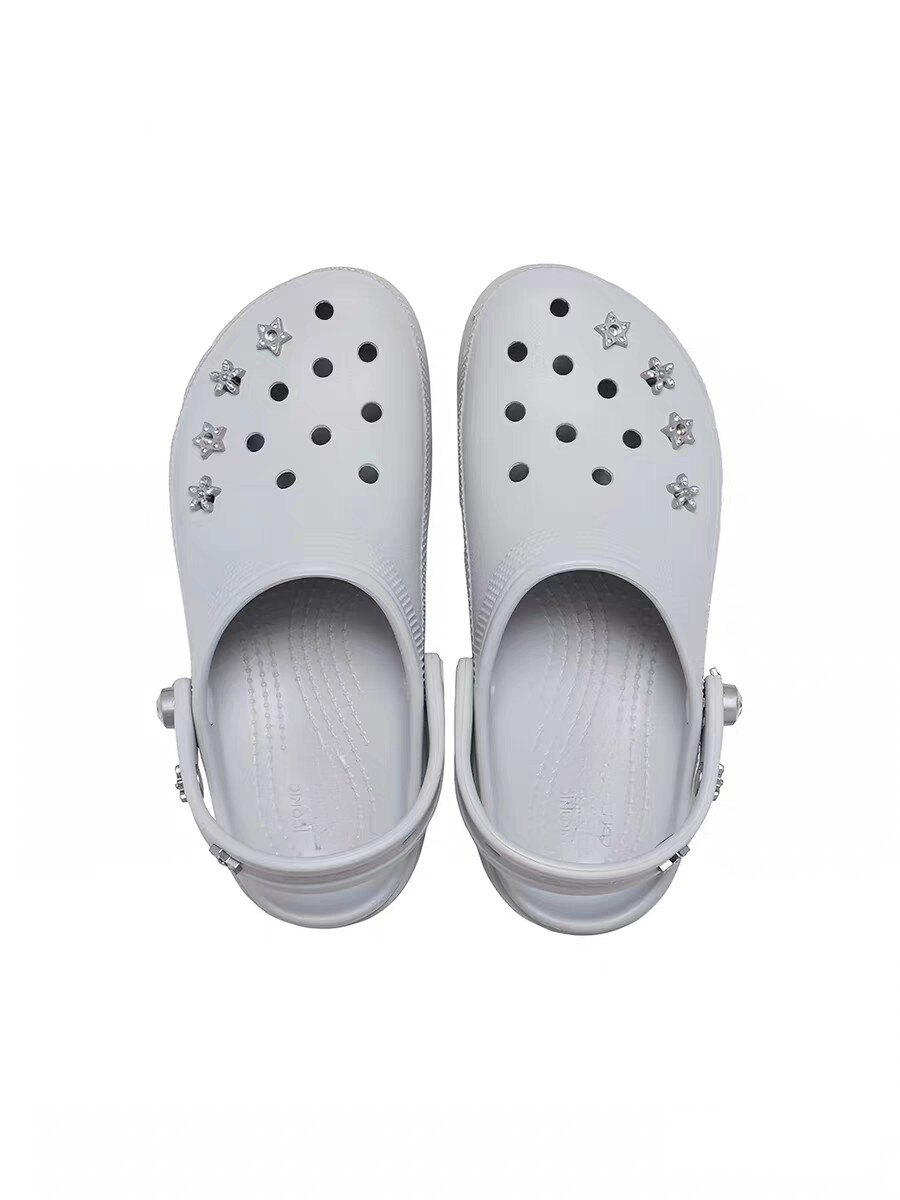 洞洞鞋花小星星适配crocs芭鞋扣