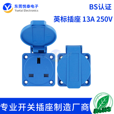 13A250V英规防水插座英式