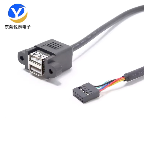 YT杜邦2.54延长线2.0USB双层线